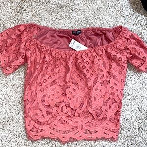 Express pink top
